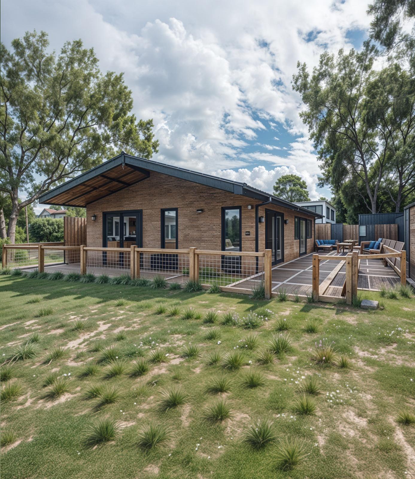 Interieur van een Vosselman chalet