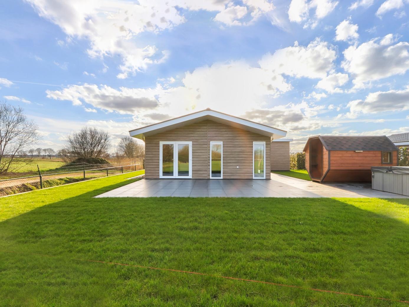 Buitenaanzicht van een Vosselman chalet